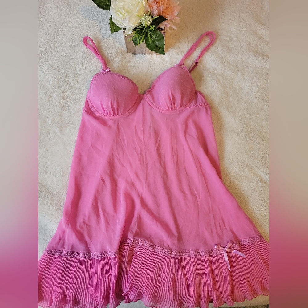 Pink Bow Lingerie
